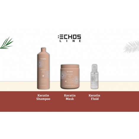 Echosline Keratin Veg Laminating polishing spray Ламиниращ спрей с кератин и арган за суха и третирана коса без отмиване 200ml